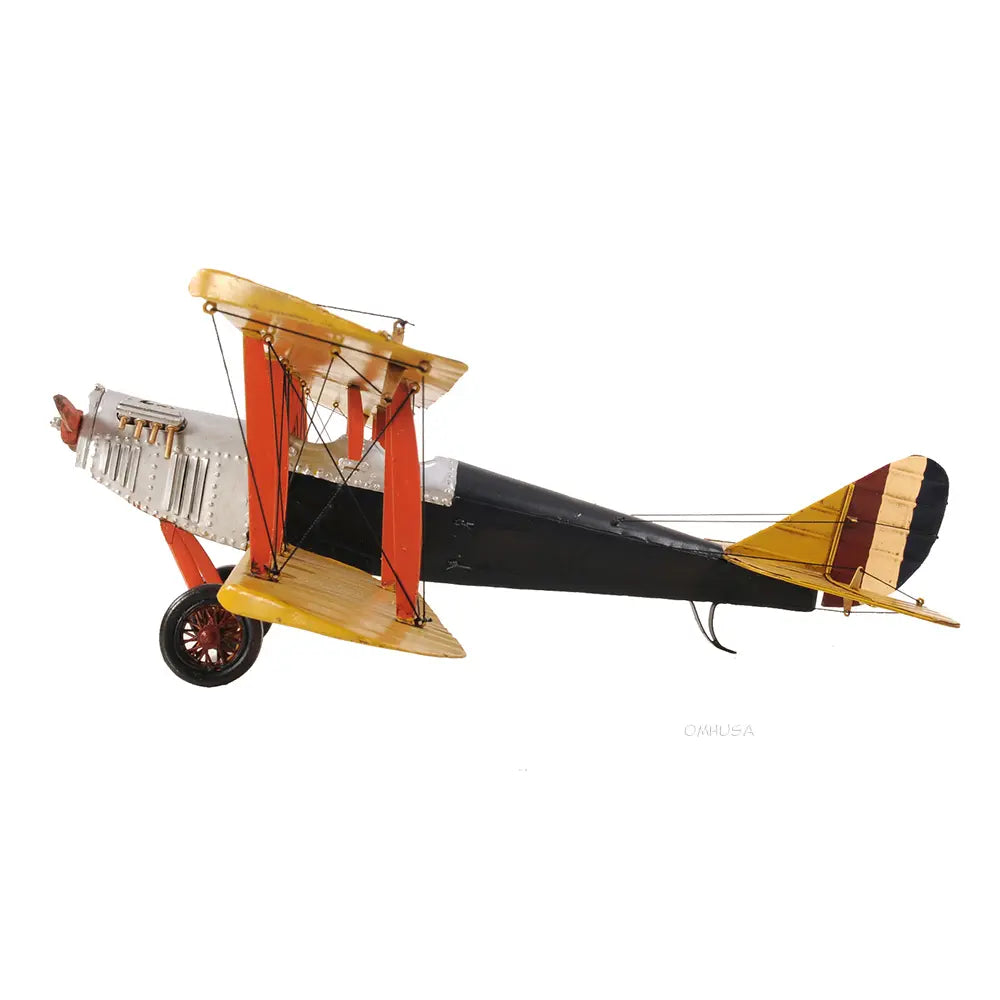 Yellow Curtis Jenny Plane 1:18 Model Plane