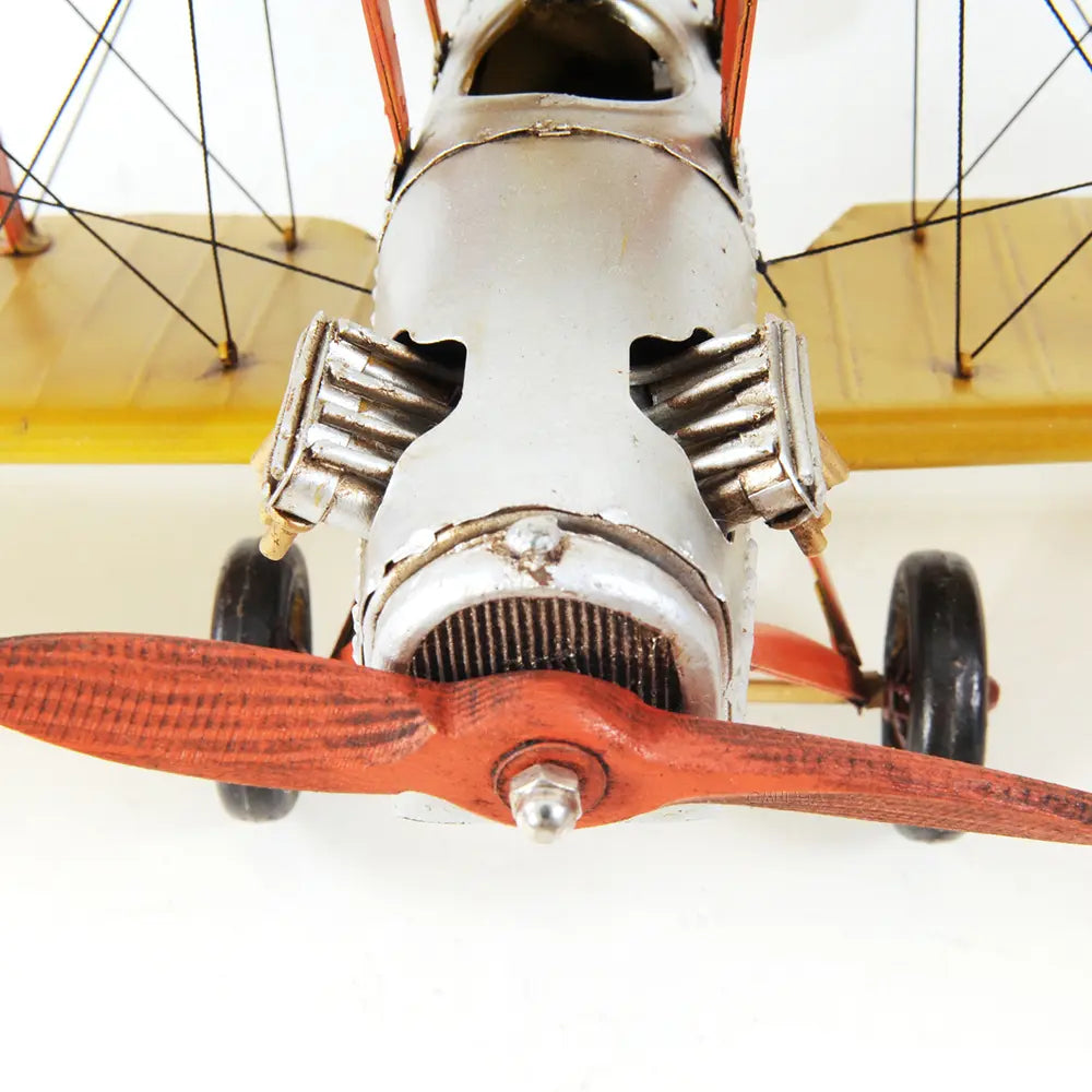 Yellow Curtis Jenny Plane 1:18 Model Plane