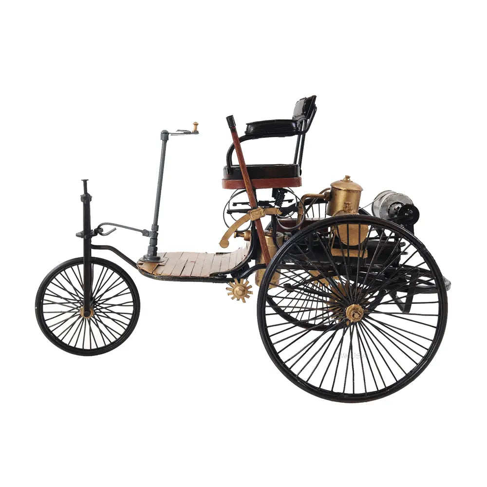 1886 Yellow & Black Mercedes Benz Car Model