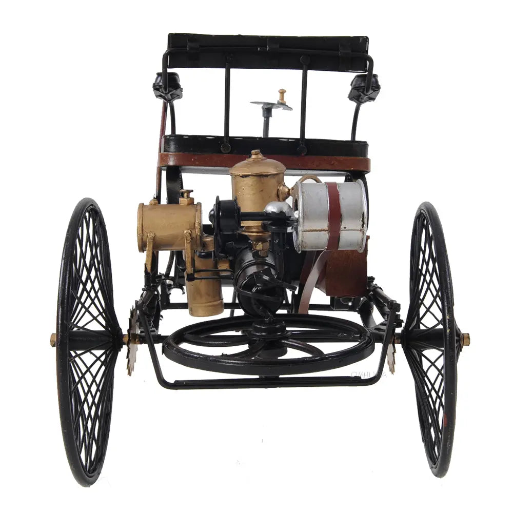 1886 Yellow & Black Mercedes Benz Car Model