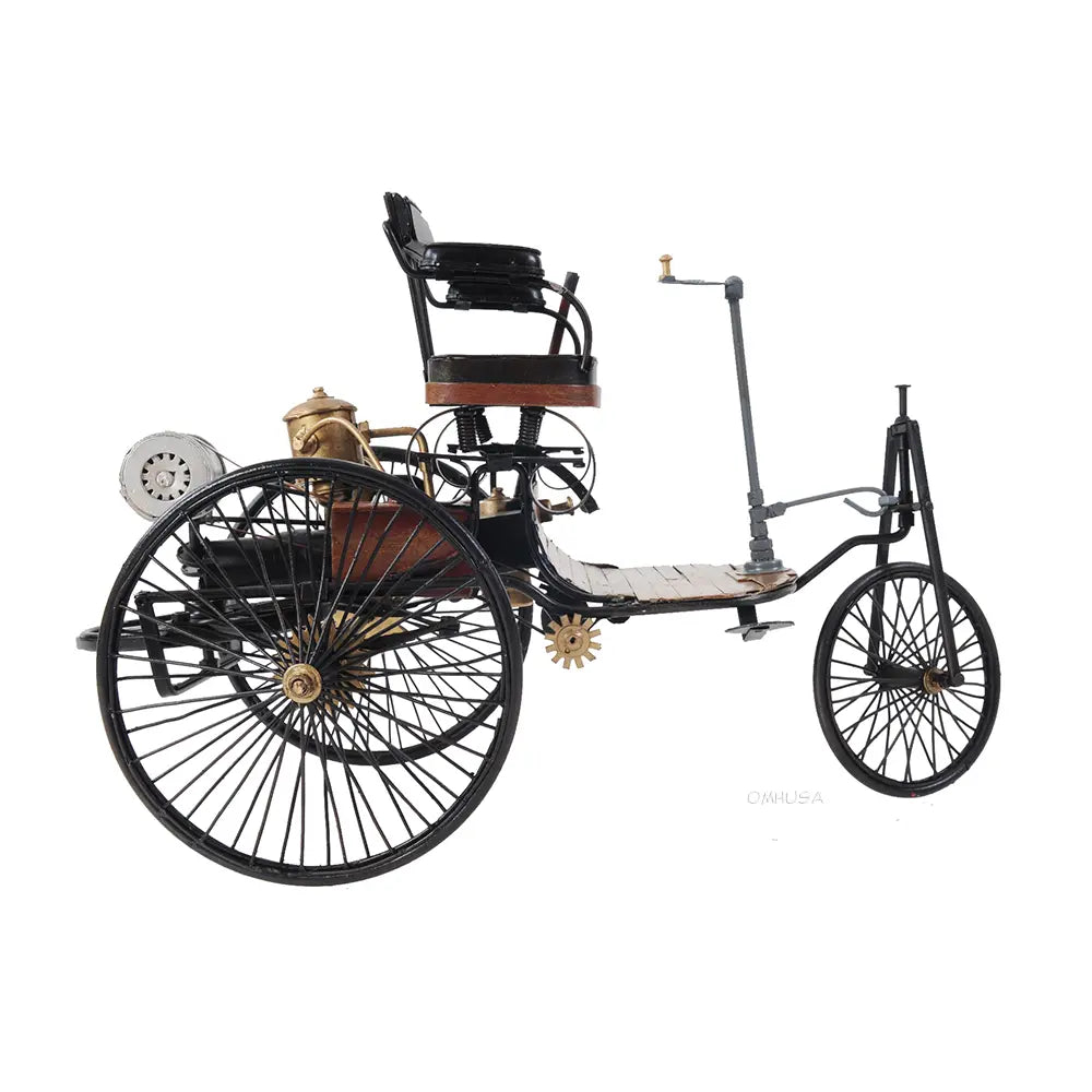 1886 Yellow & Black Mercedes Benz Car Model