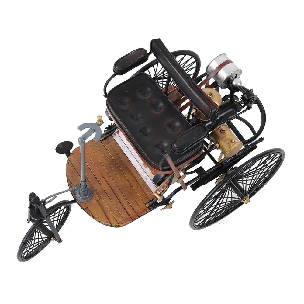 1886 Yellow & Black Mercedes Benz Car Model