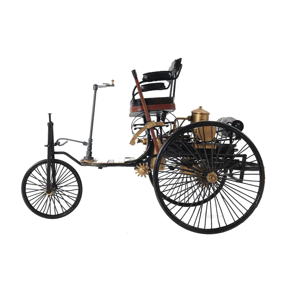 1886 Yellow & Black Mercedes Benz Car Model