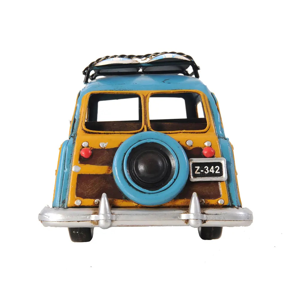 1949 Ford Wagon Car W/Two Surfboards Model