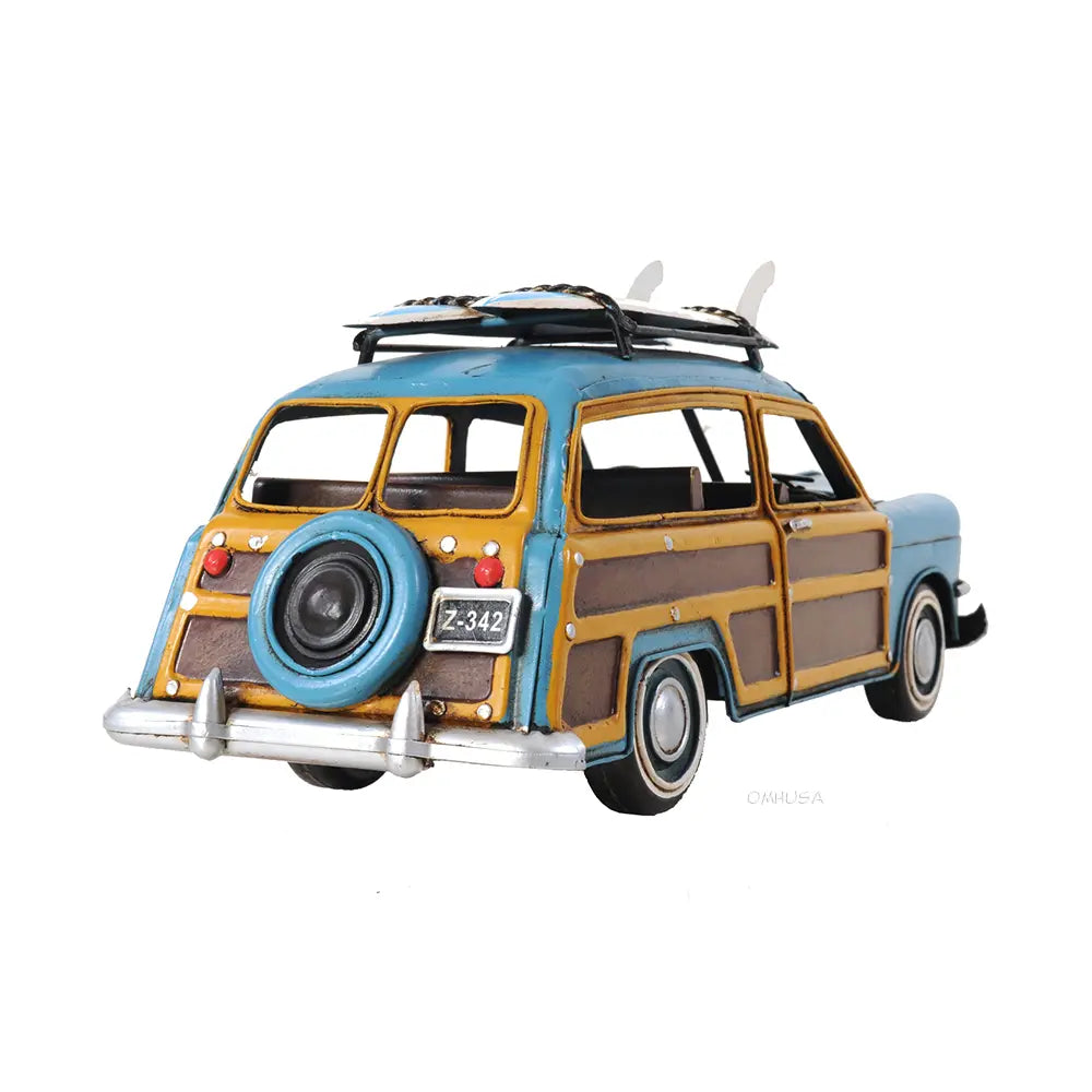 1949 Ford Wagon Car W/Two Surfboards Model