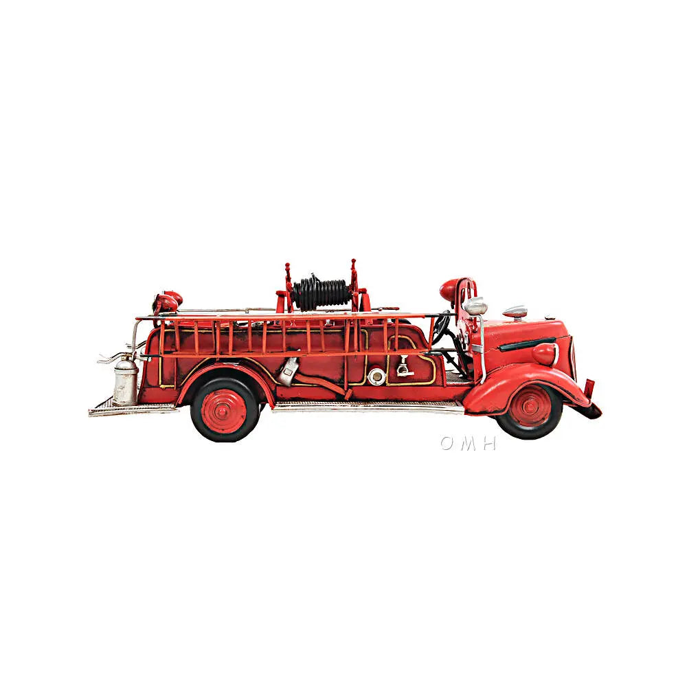 1938 Red Fire Engine Ford 1:40 Model