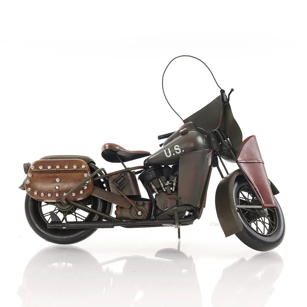 1942 WLA Model 1:12 Harley-Davidson Motorcycle Model