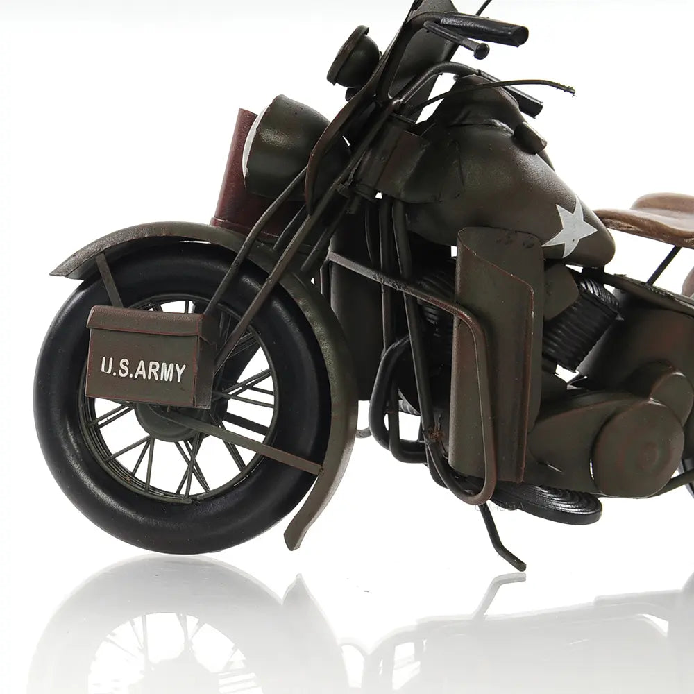 1942 WLA Model 1:12 Harley-Davidson Motorcycle Model