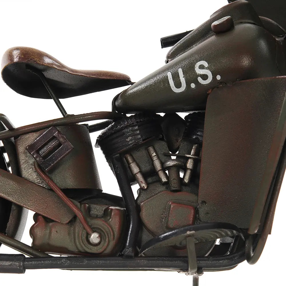 1942 WLA Model 1:12 Harley-Davidson Motorcycle Model