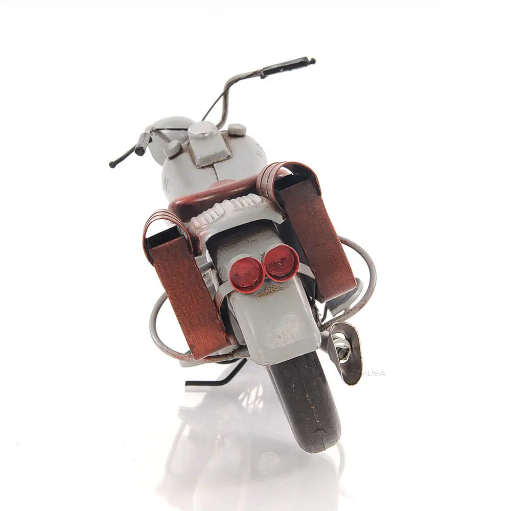 1942 Indian Model 741 Grey Motorcycle 1:7
