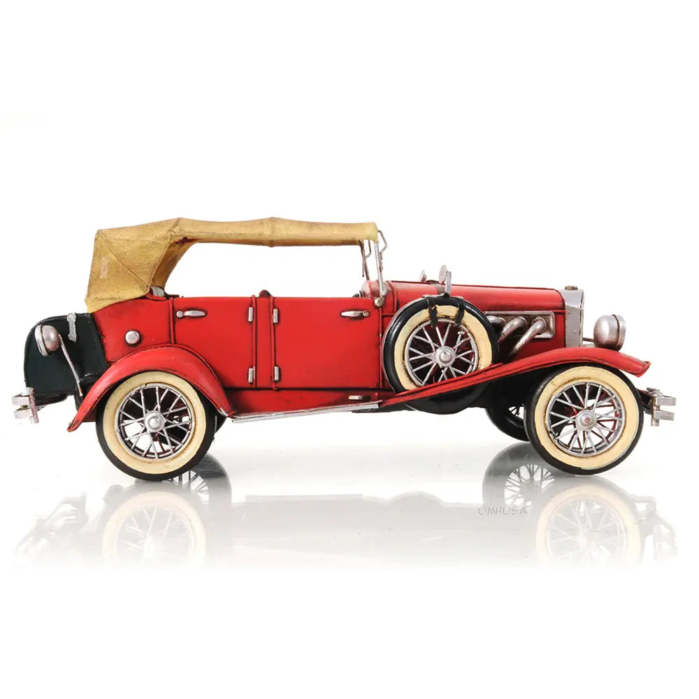 Model 1933 Red Duesenberg J 1:12