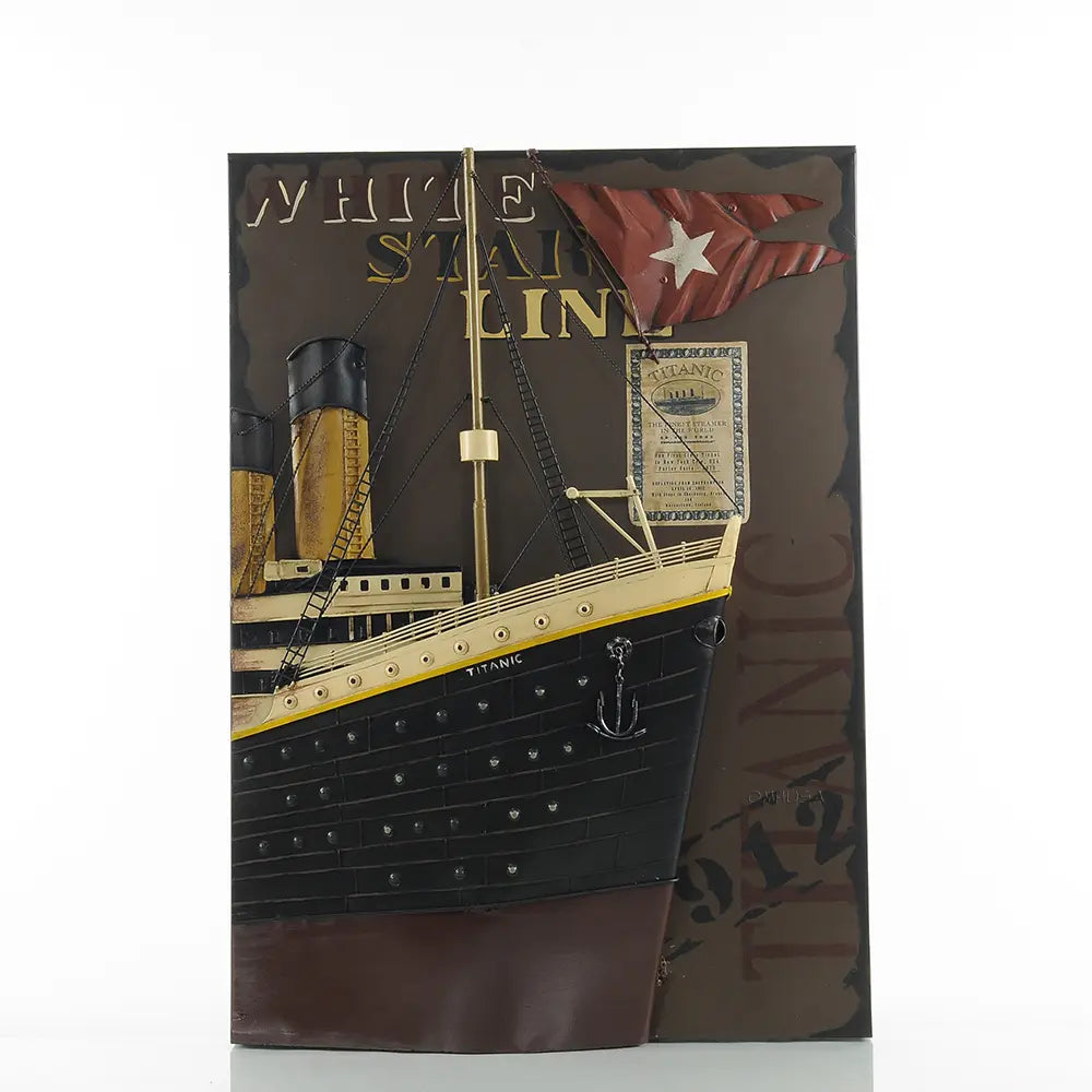 RMS Titanic Cruise Ship Front Bow 3D Painting