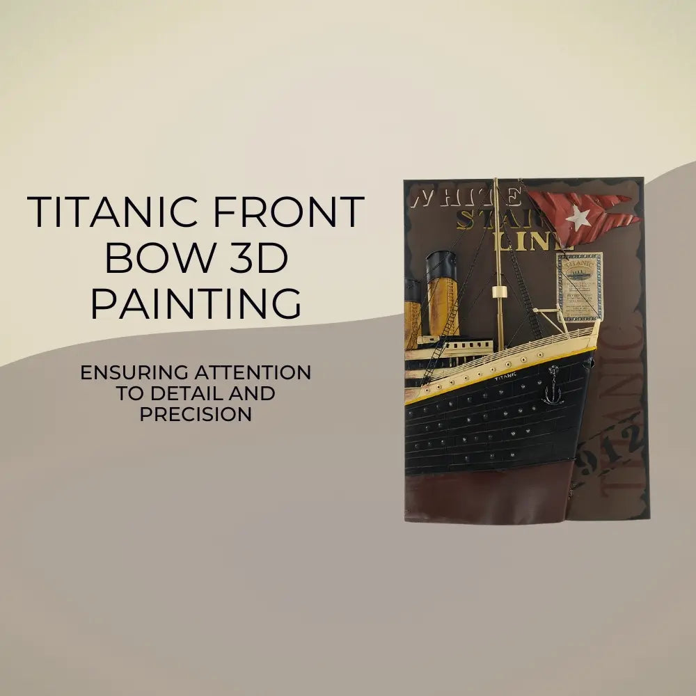 RMS Titanic Cruise Ship Front Bow 3D Painting