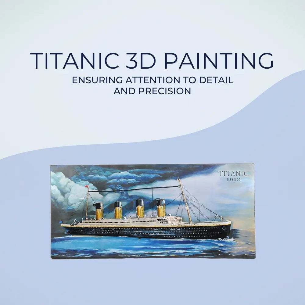 RMS Titanic 3D Painting
