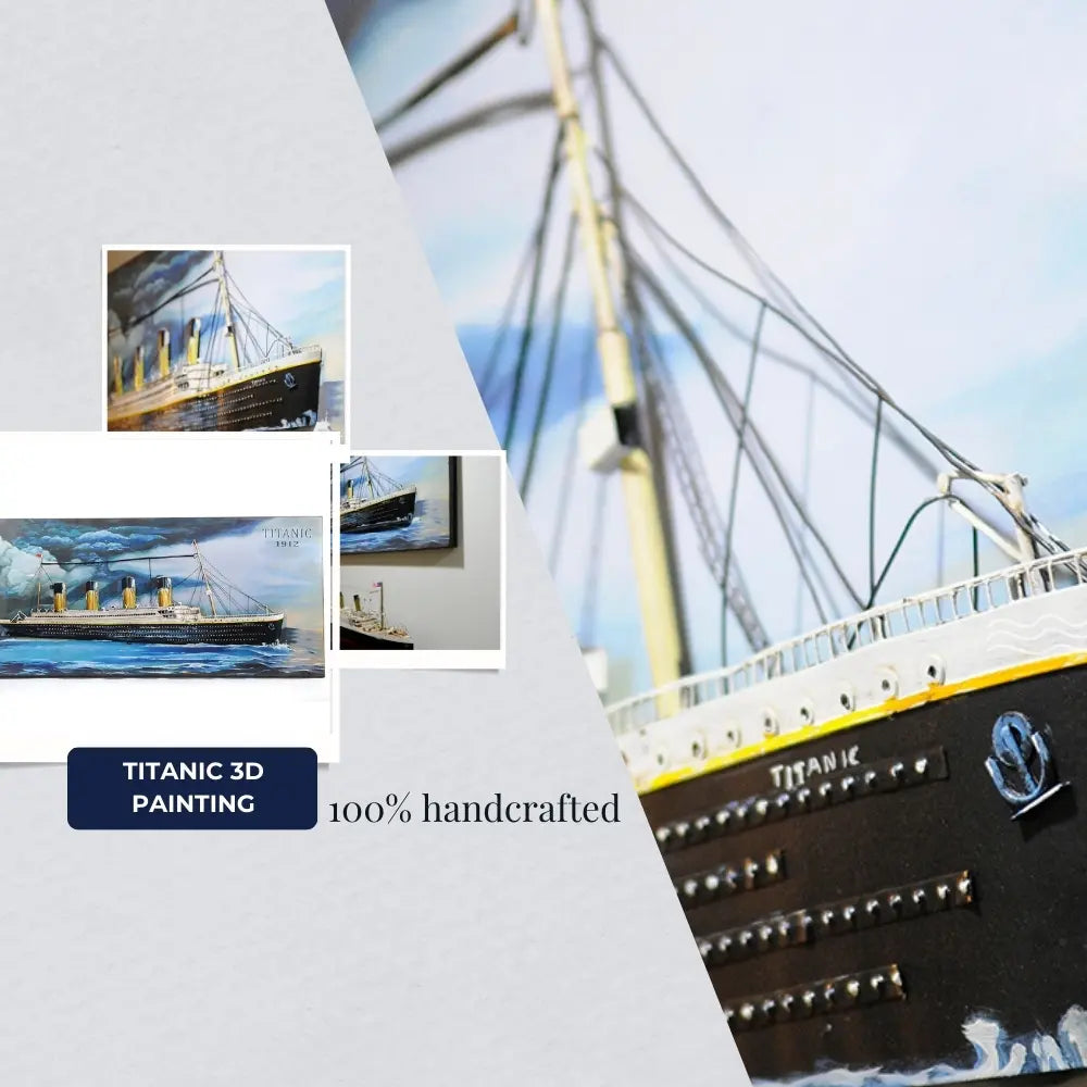 RMS Titanic 3D Painting