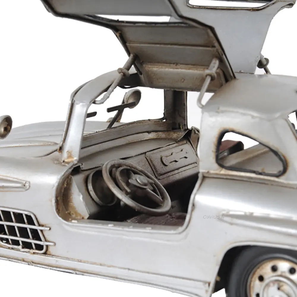 Mercedes Benz 300L Gullwing Silver Model