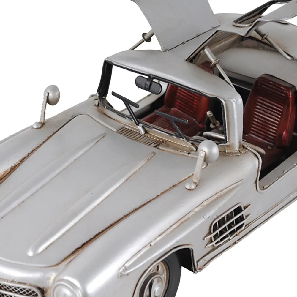 Mercedes Benz 300L Gullwing Silver Model