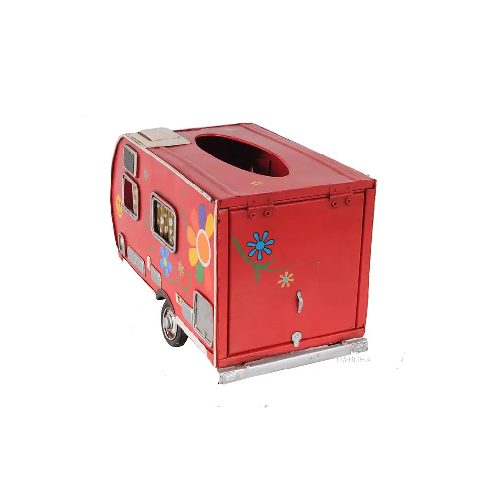 Red Trailer Tissue Holder
