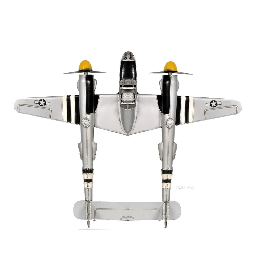 1940s U.S. Twin-Engine Fighter Model Plane