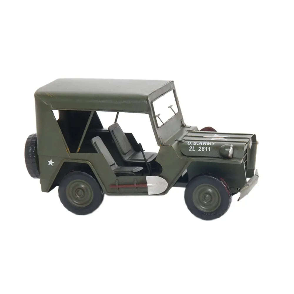 1940 Willys Quad Overland Jeep Model Car Metal