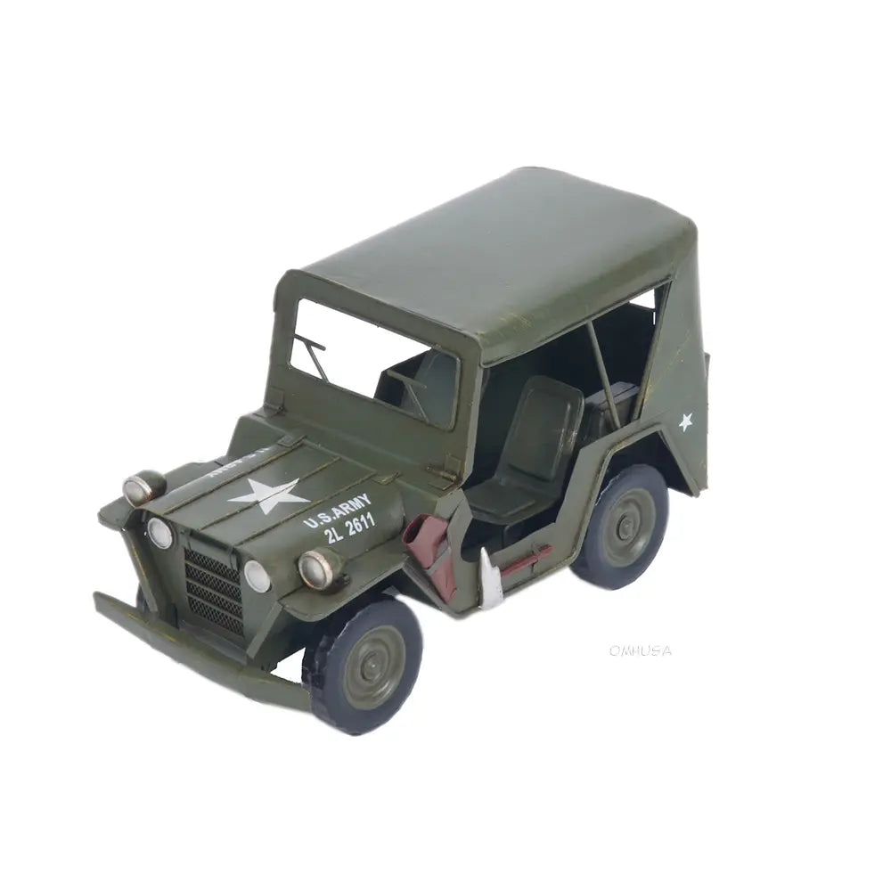 1940 Willys Quad Overland Jeep Model Car Metal