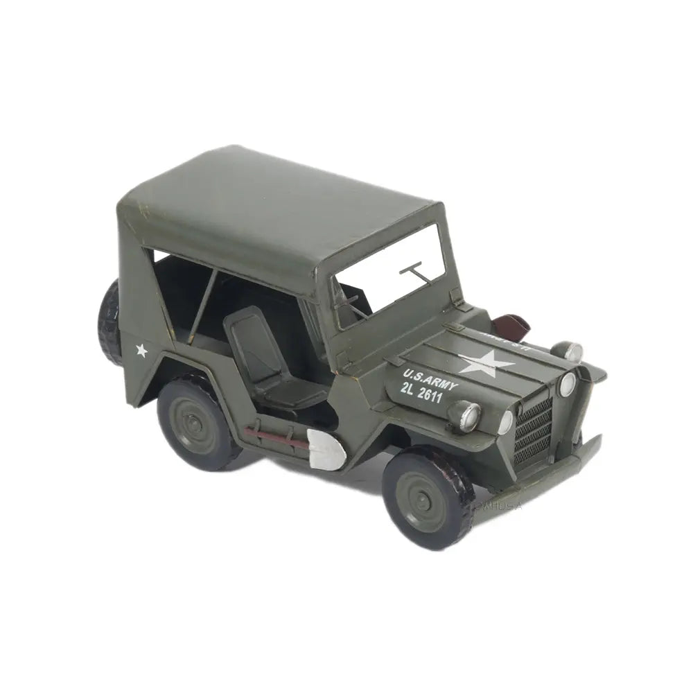 1940 Willys Quad Overland Jeep Model Car Metal