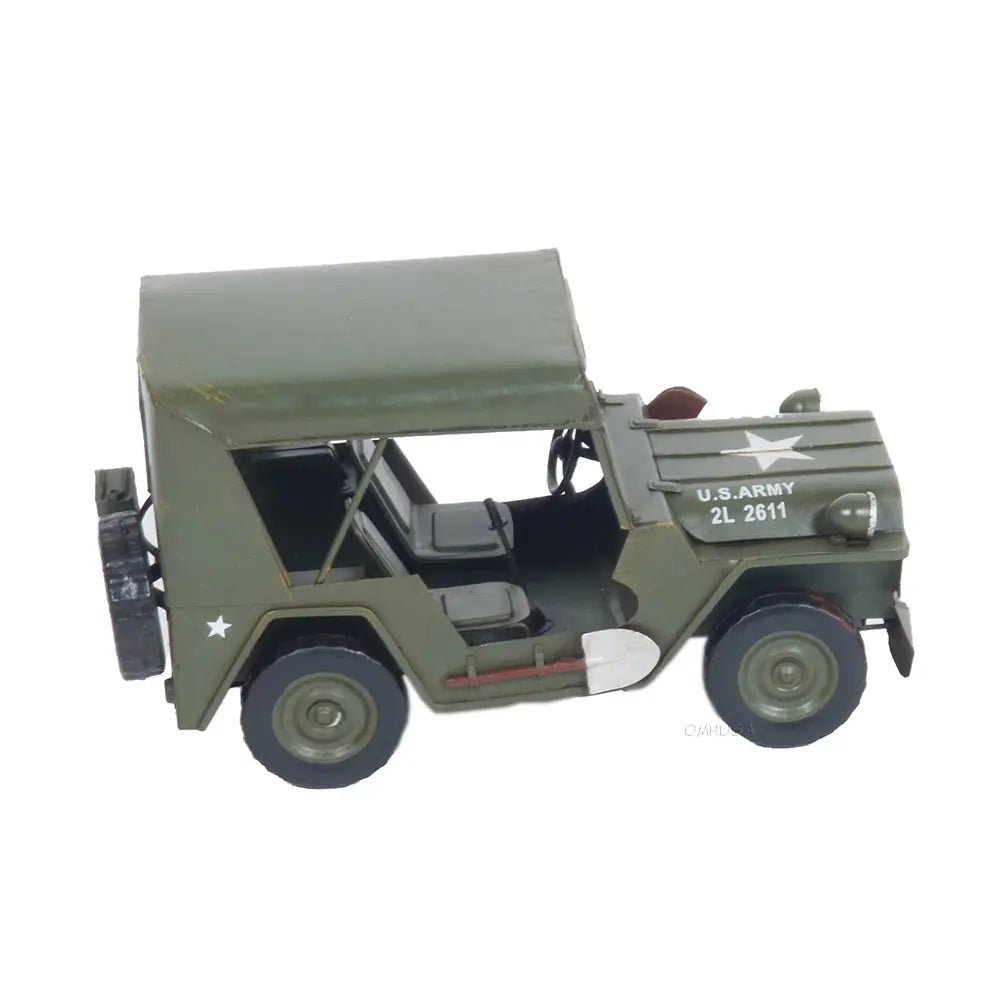 1940 Willys Quad Overland Jeep Model Car Metal