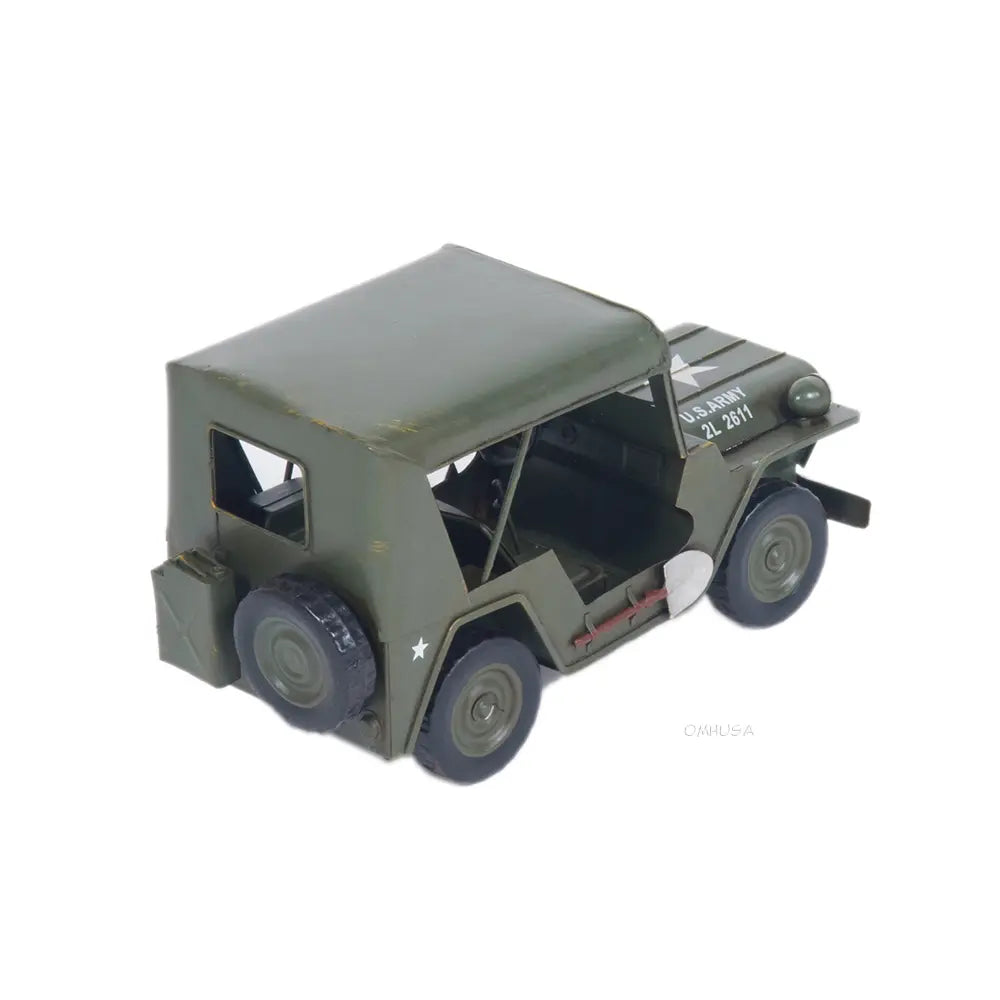 1940 Willys Quad Overland Jeep Model Car Metal