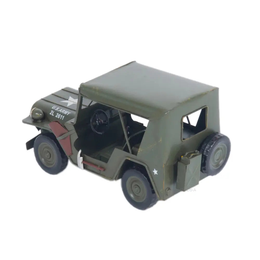 1940 Willys Quad Overland Jeep Model Car Metal