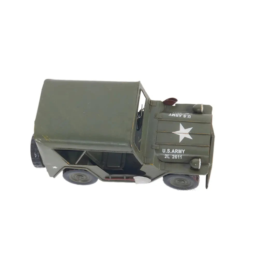 1940 Willys Quad Overland Jeep Model Car Metal