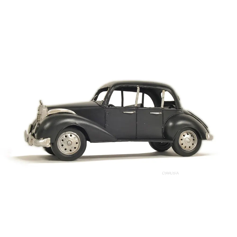 1937 Plymouth P4 Deluxe Black Metal Model Car