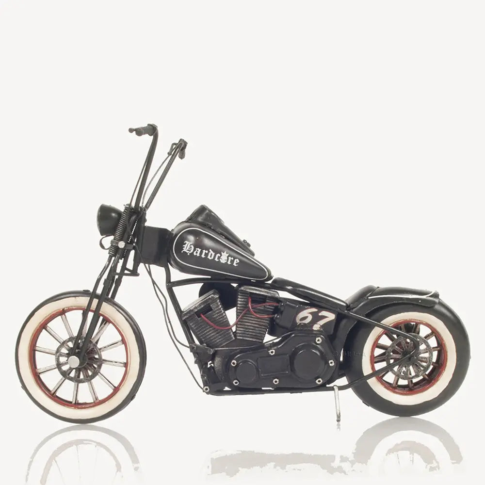 Model Hardcore 67 Chopper Motorcycle Metal Handmade