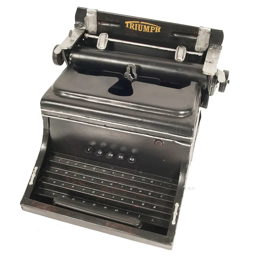 1945 Triumph German Typewriter Handmade Display-Only