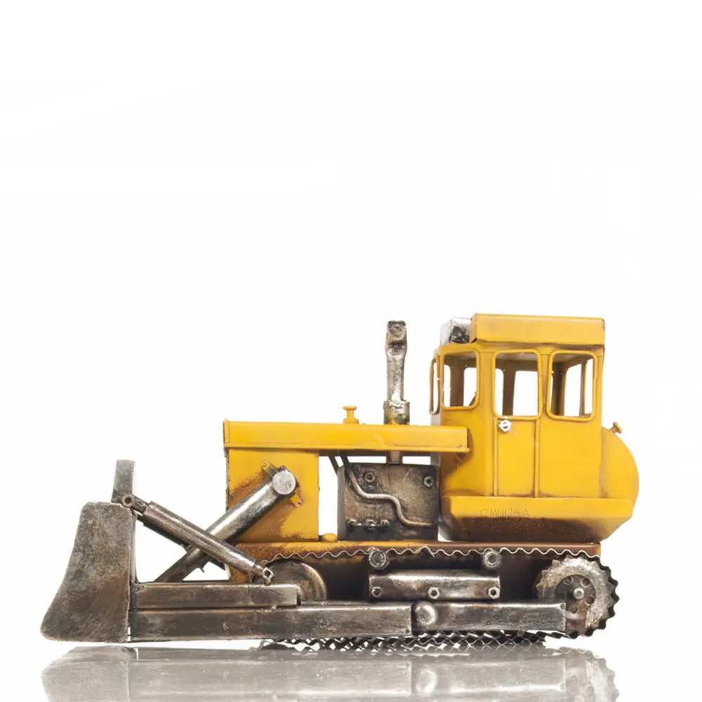 Model Metal Handmade Bulldozer Model