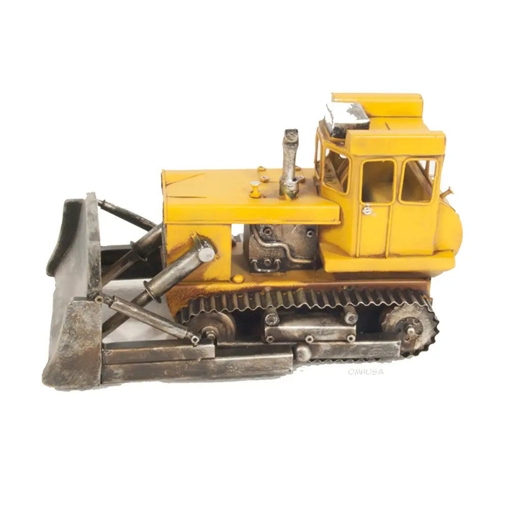 Model Metal Handmade Bulldozer Model