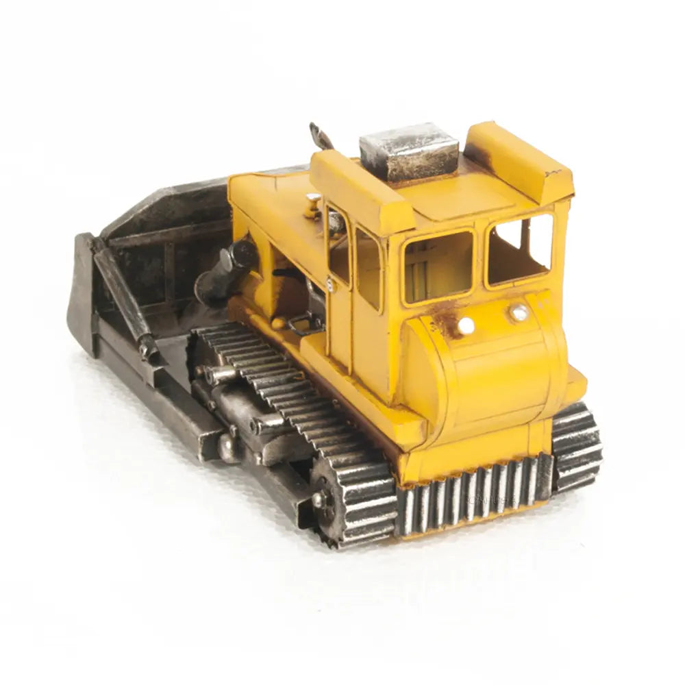 Model Metal Handmade Bulldozer Model