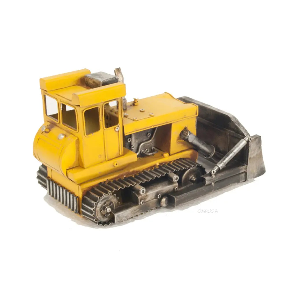 Model Metal Handmade Bulldozer Model