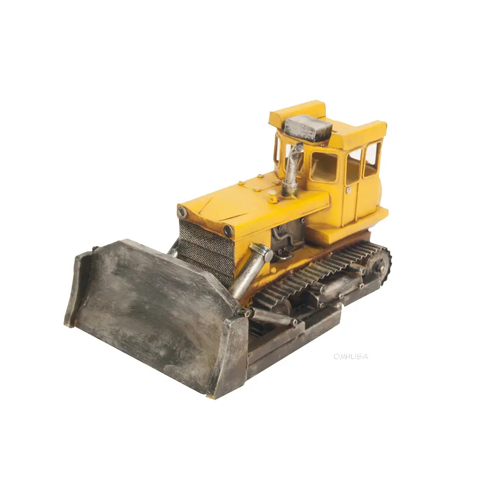 Model Metal Handmade Bulldozer Model