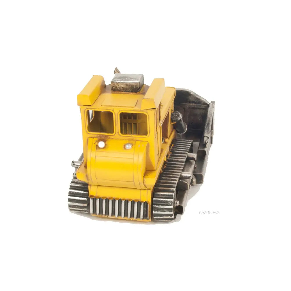 Model Metal Handmade Bulldozer Model
