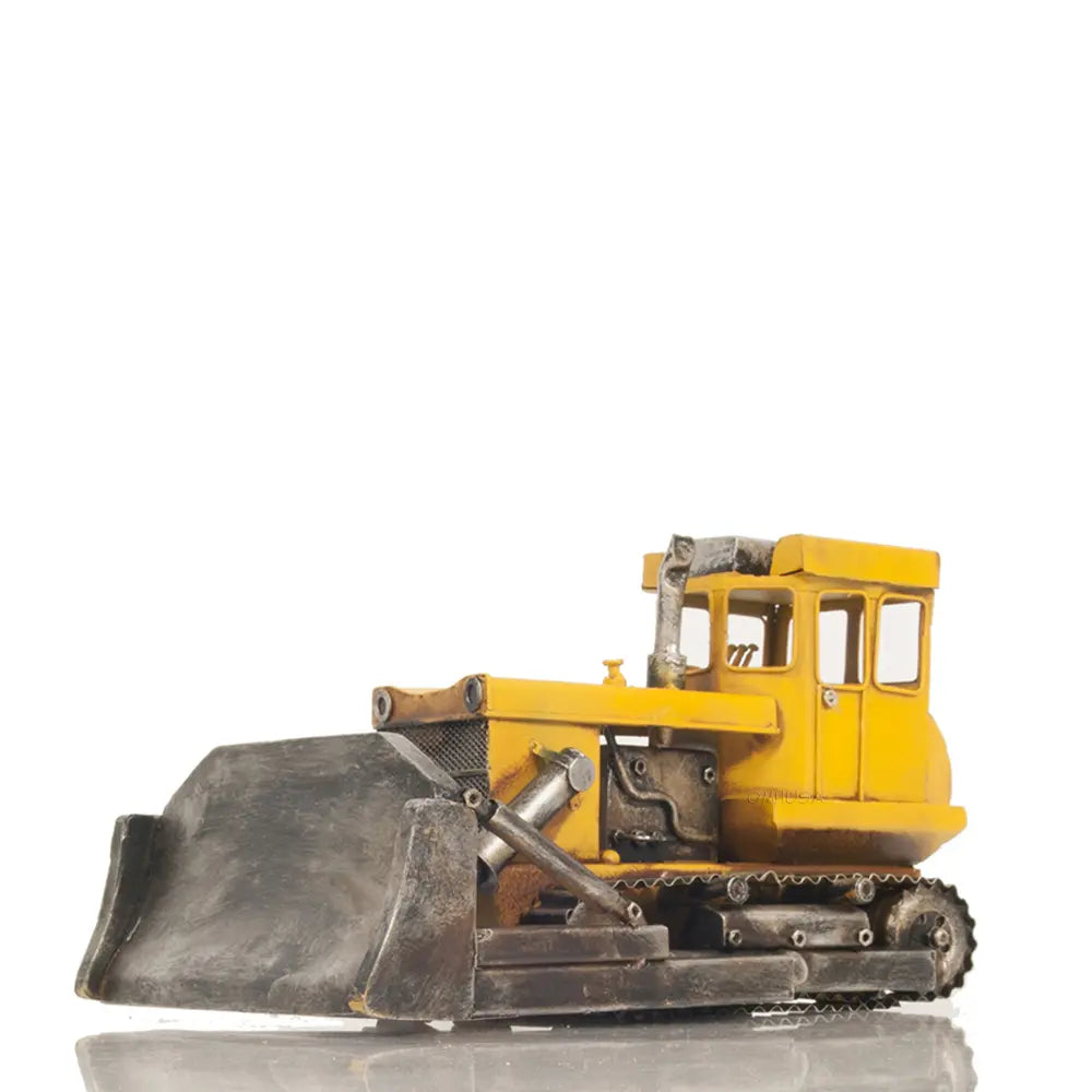 Model Metal Handmade Bulldozer Model