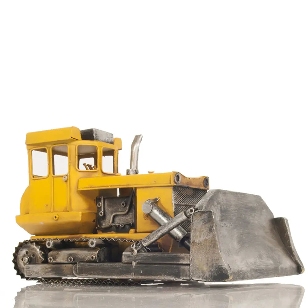 Model Metal Handmade Bulldozer Model
