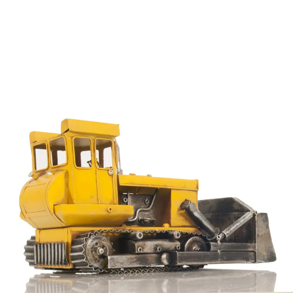 Model Metal Handmade Bulldozer Model