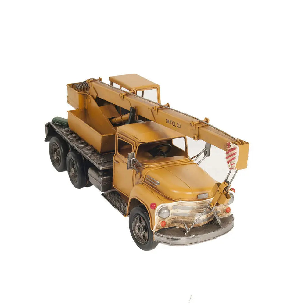 Model Metal Handmade Crane Truck Model
