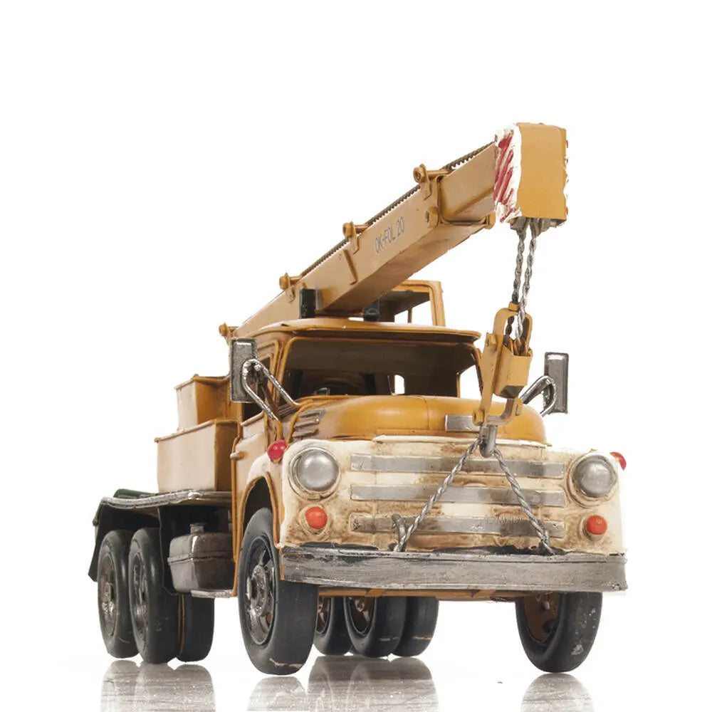 Model Metal Handmade Crane Truck Model