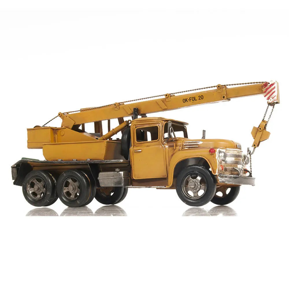 Model Metal Handmade Crane Truck Model