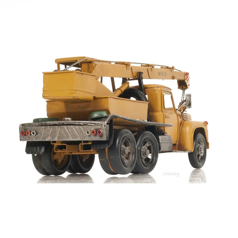 Model Metal Handmade Crane Truck Model
