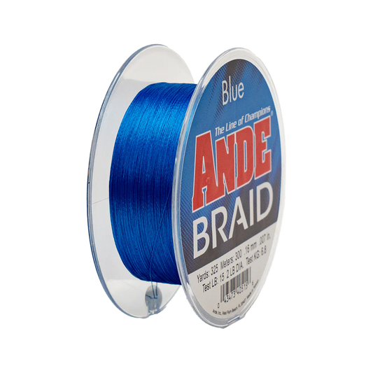 Ande Blue Braid 325 Yds 10lb-80lb Test