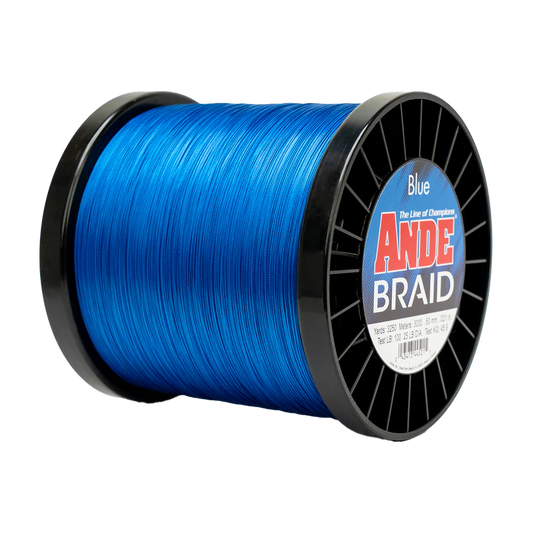 Ande Blue Braid 3250 Yds 10lb-100lb Test