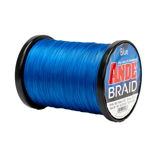 Ande Blue Braid 650 Yds 10lb-150lb Test