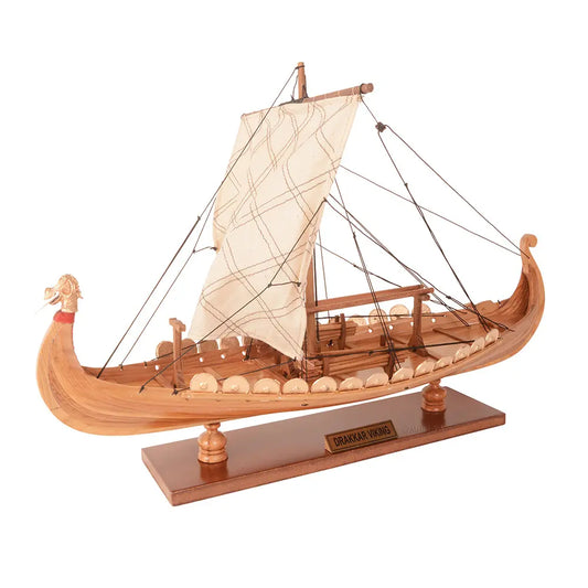 Viking Wooden Ship Model